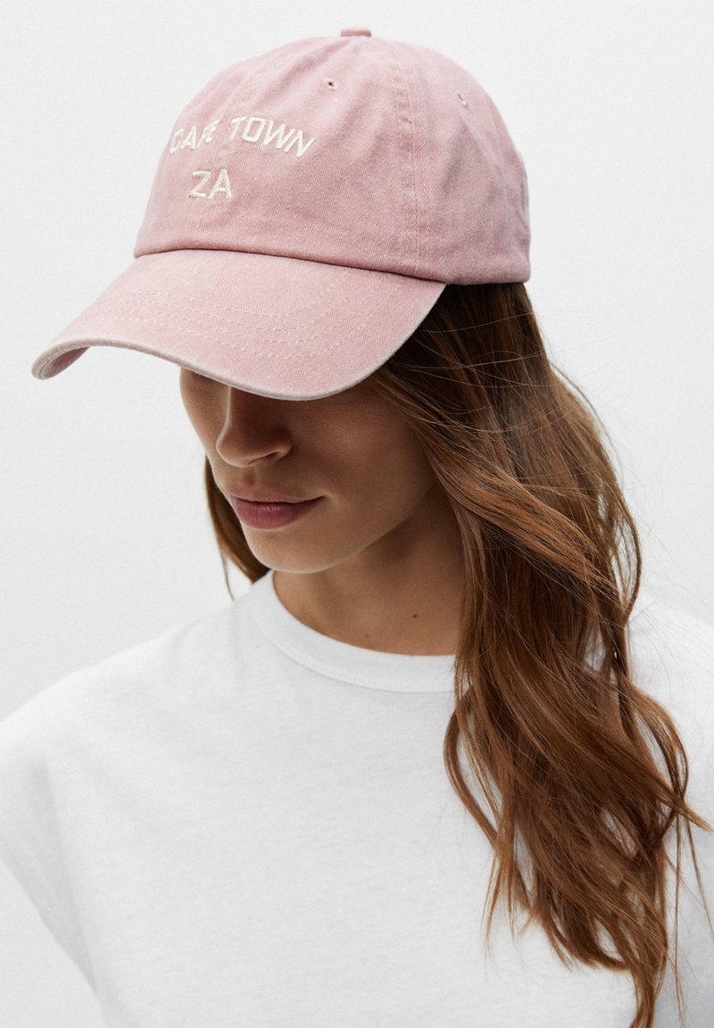 PULL&BEAR CAPE TOWN Cap mottled light pink/light pink Zalando.ie