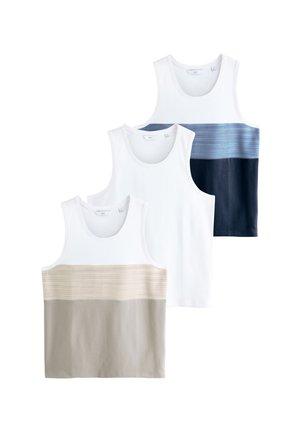 REGULAR FIT - 3 PACK  - Top - grey white navy
