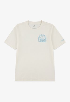 T-shirt print - egret