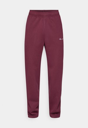 Champion ICONS STRAIGHT HEM PANTS  - Pantaloni de trening - bordeaux