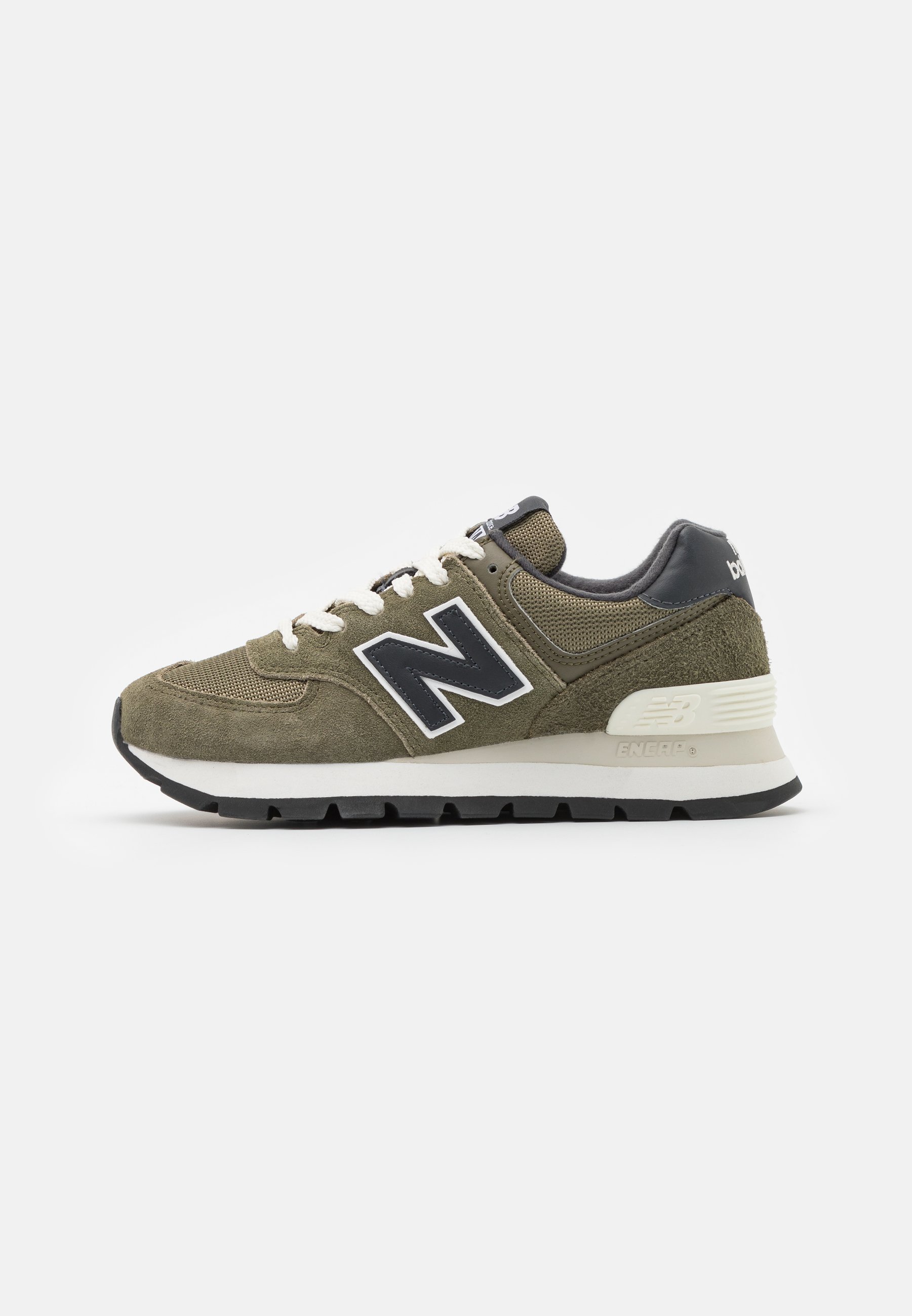 New Balance 574 UNISEX - Sneaker low - mottled olive/dark green 