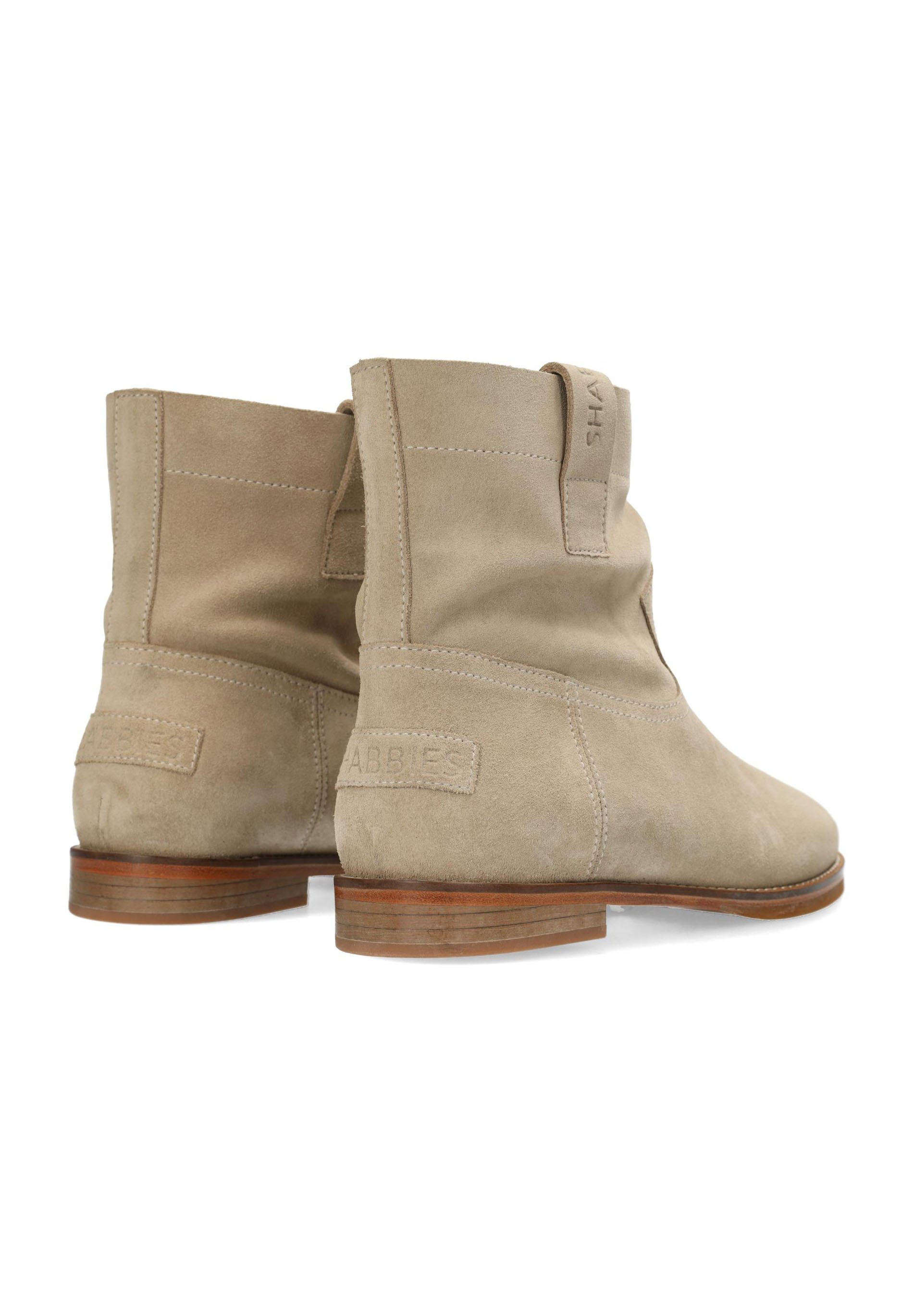 Shabbies Amsterdam - Cowboylaarzen voor dames - Beige - Nelson.nl