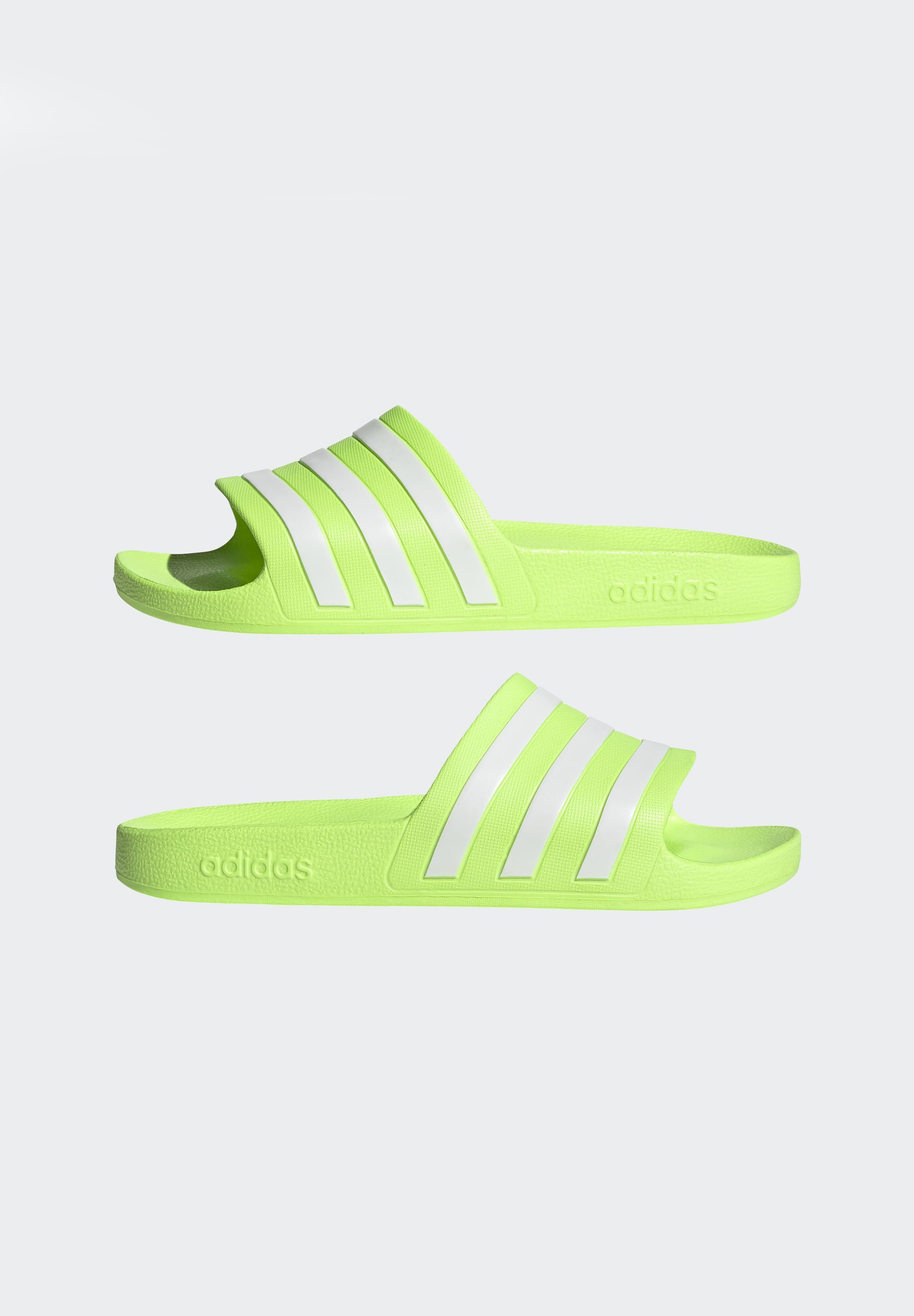 adidas yellow slides