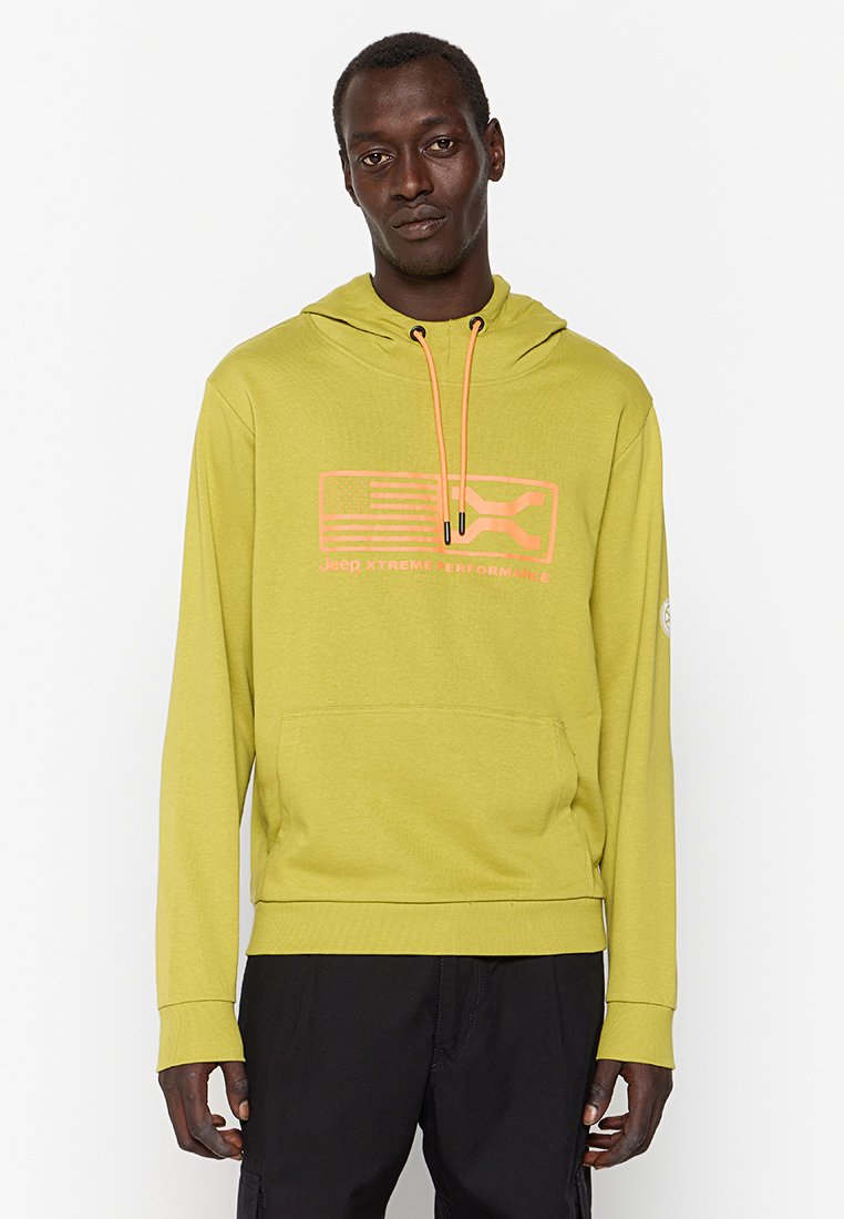 Jeep Hoodie donkergeel