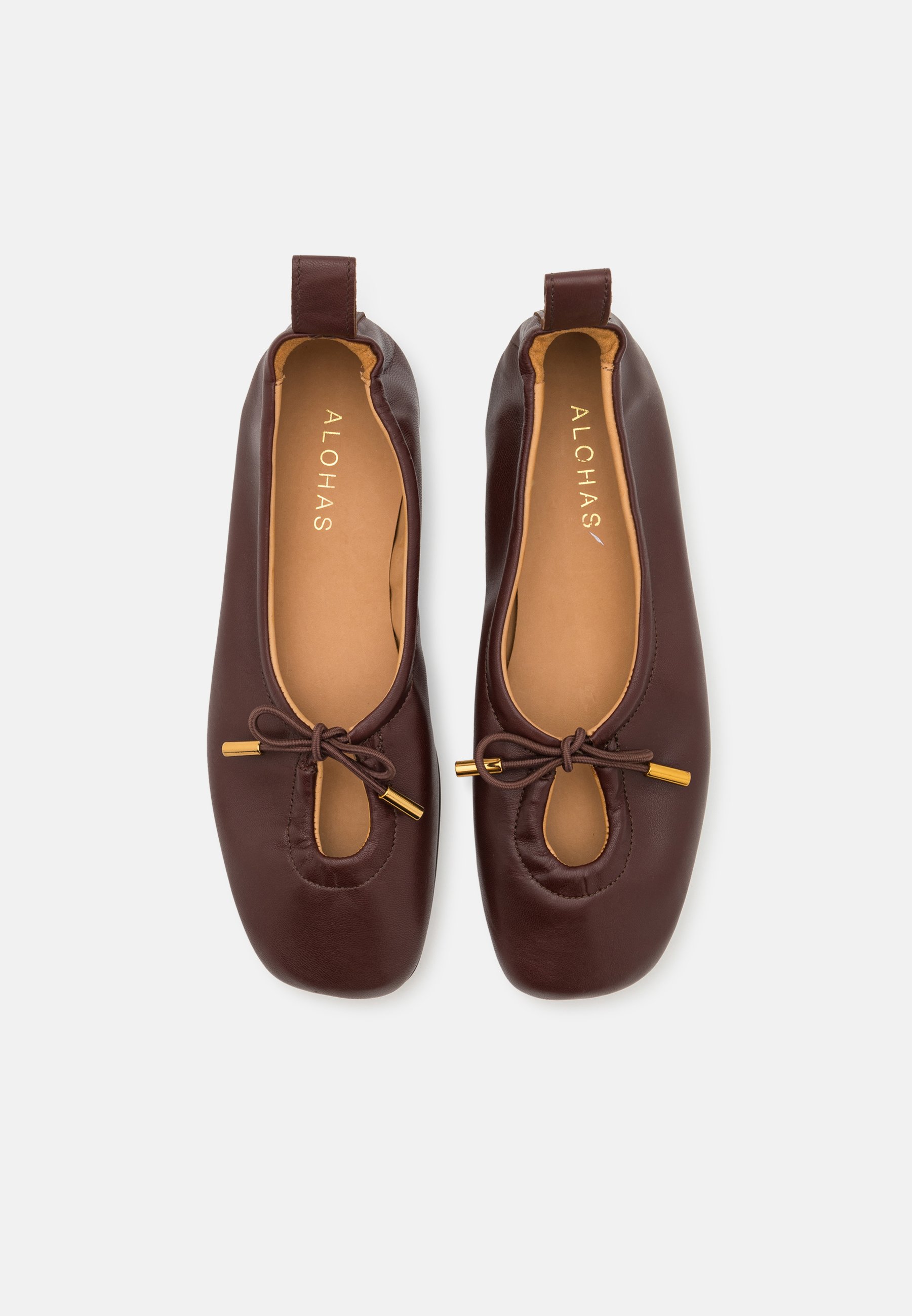 ALOHAS ROSALIND BALLET FLATS - Ballet pumps - brown - Zalando