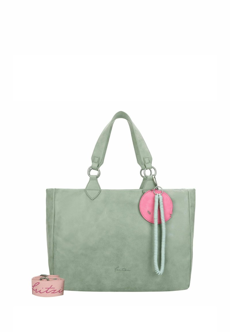 Fritzi aus Preußen IZZY VINTAGE 42 CM - Borsa a mano - salbei