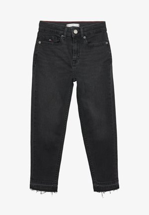 HIGH RISE TAPERED - Straight leg jeans - pitchblackwrepell
