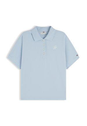 Tommy Hilfiger, TH SCRIPT MODERN SS POLO - Polo - breezy blue