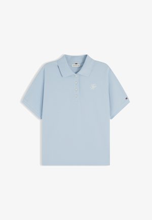 Tommy Hilfiger, TH SCRIPT MODERN SS POLO - Polo - breezy blue