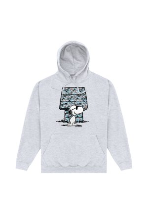 Henry Tiger, SNOOPY GRAFITI PEANUTS SNOOPY GRAFFITI DOGHOUSE COLLAGE - Hoodie - heather grey