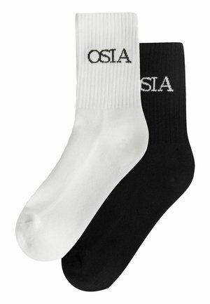 Osia SOCKS 2 PACK . - Ponožky - black white