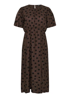 M&Co, WOMEN'S MIDI DRESSES - Hverdagskjole - chocolate