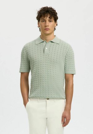 REGULAR FIT - Polo majica - aqua gray