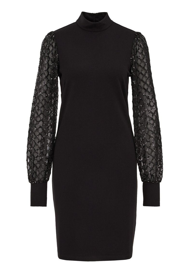 WE Fashion Cocktailjurk zwart