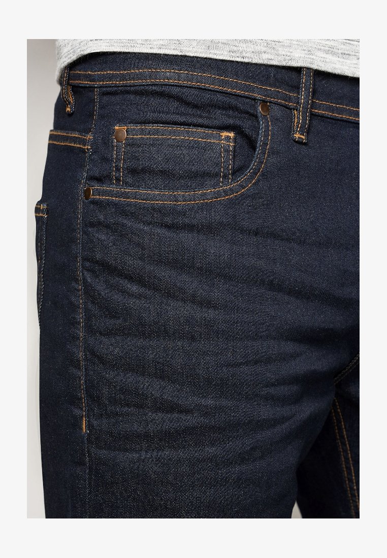 NEXT Jeans Uomo Bootcut 100% Cotone, Denim Blu Annata, Vestibilità Regolare 5 Tasche, Taglia 36