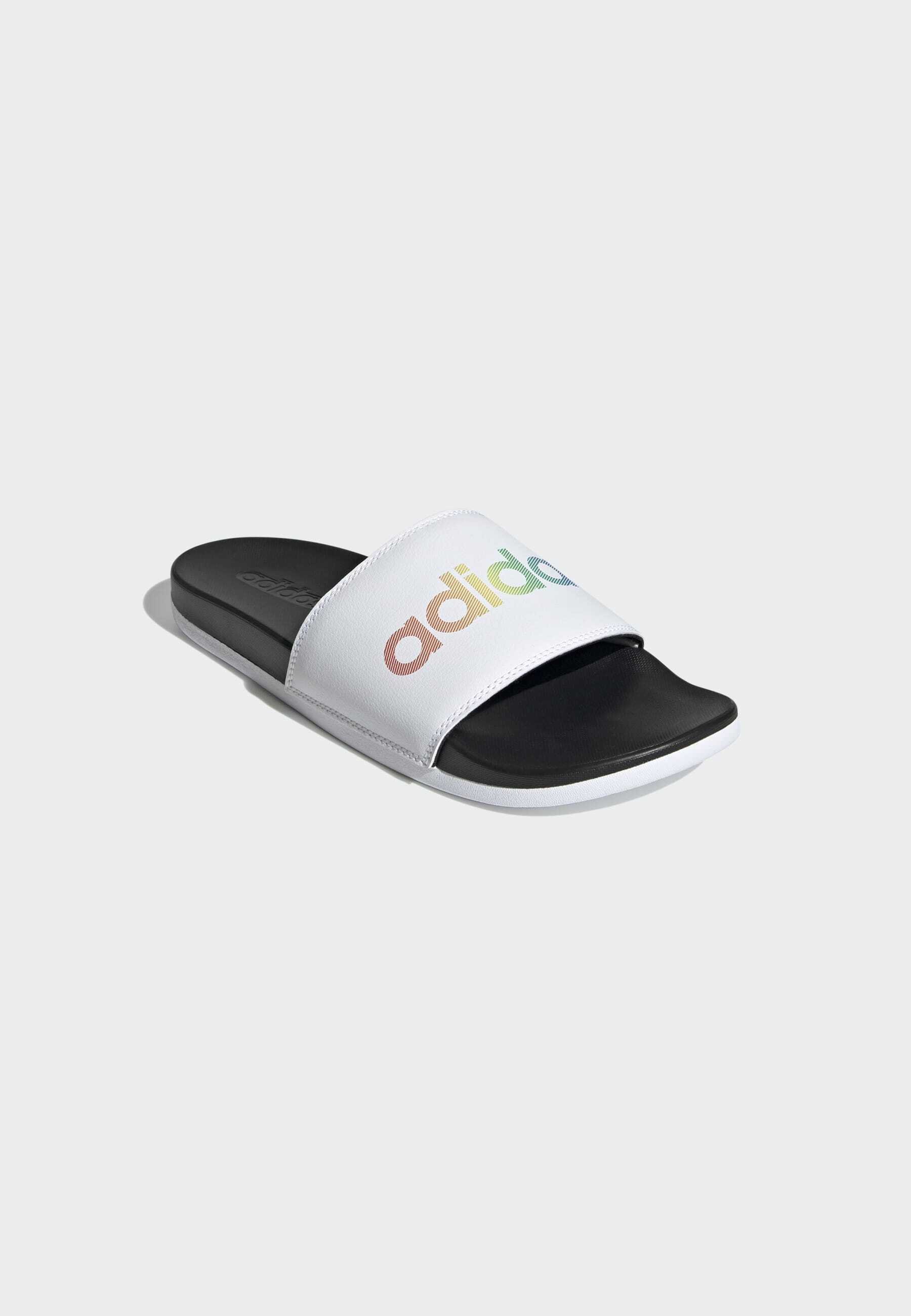 CHANCLAS ADIDAS ADILETTE CLOUDFOAM BLANCAS HOMBRE Tallas 4 Color Blanco