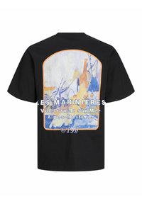 Jack & Jones RUNDHALS  - T-shirt print - black