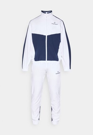 Sergio Tacchini GIARDINO TRACKSUIT SET - Tracksuit - white/navy