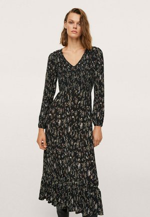 Vestido largo - czarny