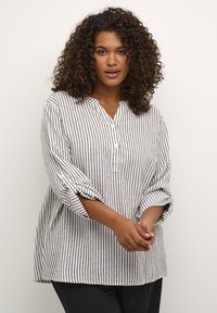 Kaffe Curve - MILLE  - Blouse - chalk black stripe Thumbnail Image 1