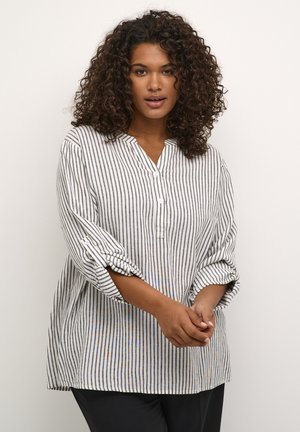 Kaffe Curve KCMILLE - Camicetta - chalk black stripe