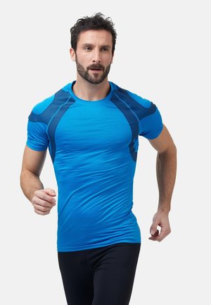 Print T-shirt - indigo bunting