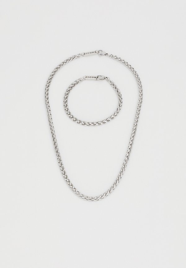 WHEAT CHAIN NECKLACE AND BRACELET UNISEX SET - Bracelet