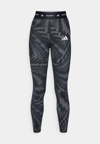 PRINT 7/8 - Leggings - grey six