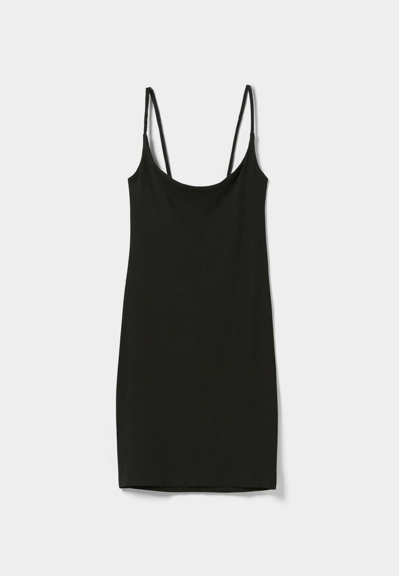 Bershka Gebreide jurk zwart