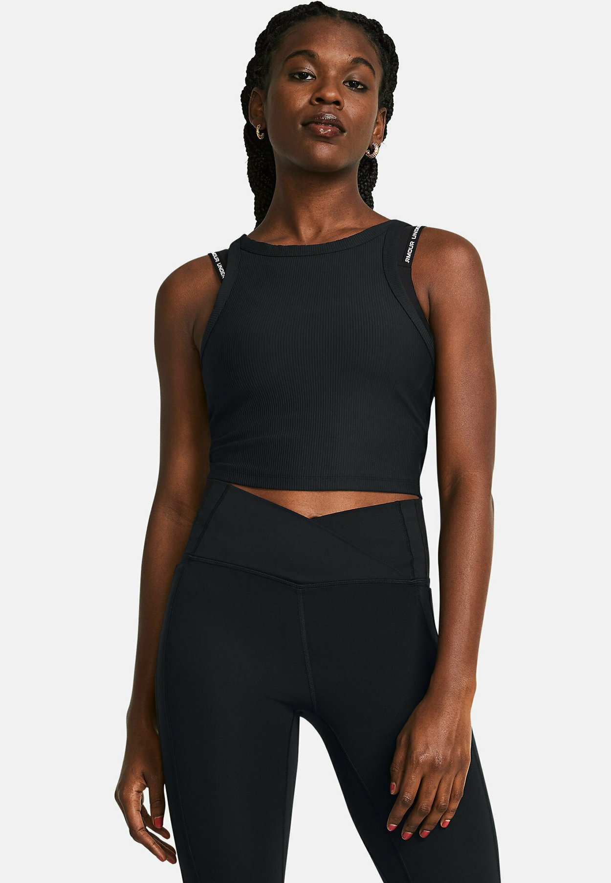 SLEEVELESS MERIDIAN CROP TANK