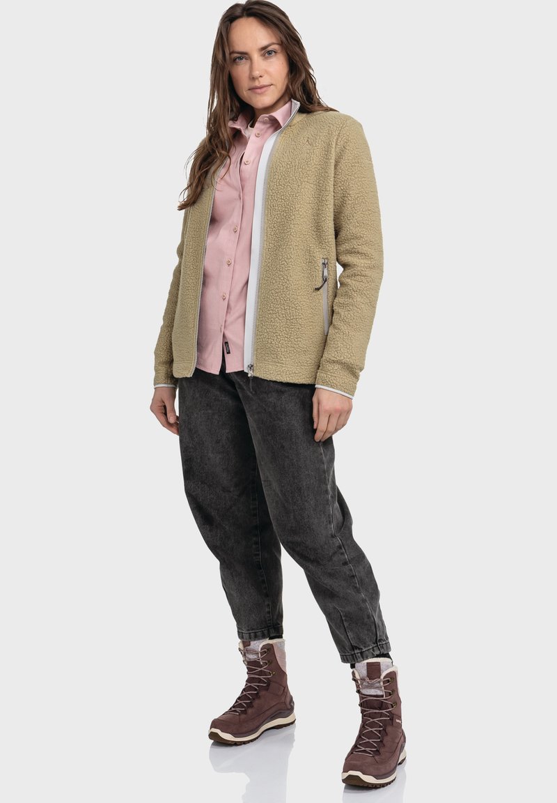 Schöffel Fleecejas bruin