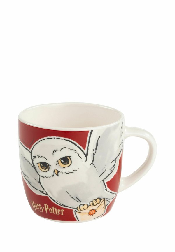 HARRY POTTER FRÜHSTÜCKSSET HEDWIG EULE – Kinder Geschirrset – rot