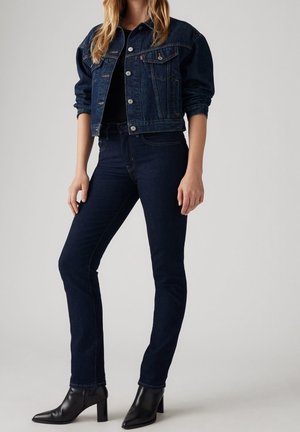 Jean droit - coloured denim