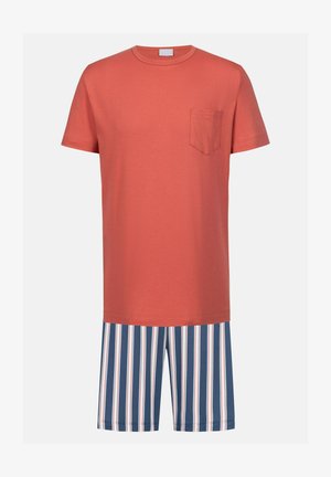 mey, KURZ SERIE BOLD STRIPES SET - Nachtwäsche Set - coral island