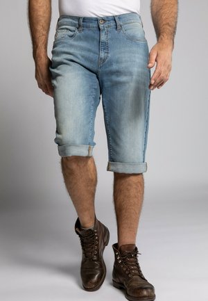 FLEXNAMIC - Denim shorts - bleached denim