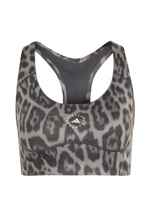 adidas by Stella McCartney, Спортен сутиен със средна поддръжка - dove grey carbon