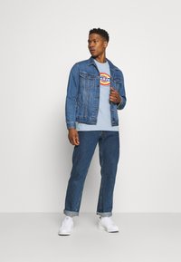 Dickies ICON LOGO TEE - T-shirt estampada - fog blue