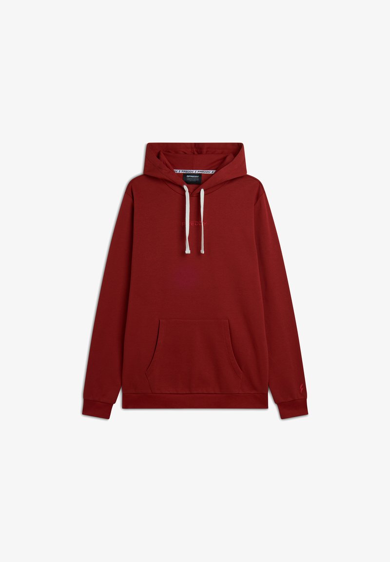 Freddy REGULAR FIT E TASCA - Felpa con cappuccio - intense rust