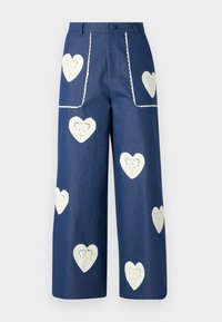 Sister Jane HEART TO HEART - Vaqueros rectos - blue denim