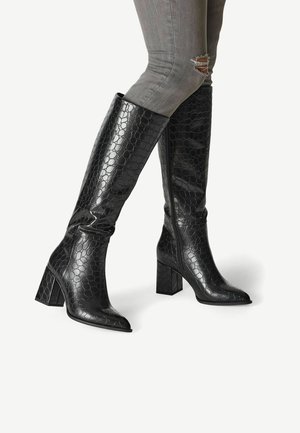 High heeled boots - black str