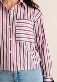 Next LONG SLEEVE - Košilová halenka  - burgundy red stripe