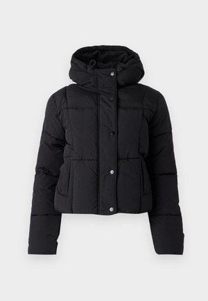 JDY JDYWONDER HOOD PUFFER - Chaqueta de invierno - black