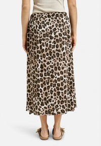 Smith&Soul ROCK MIT LEOPRINT - Maxirock - nougat print