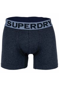 Superdry & Co 3ER PACK - LOGOBUND  - Calzoncillos - blau