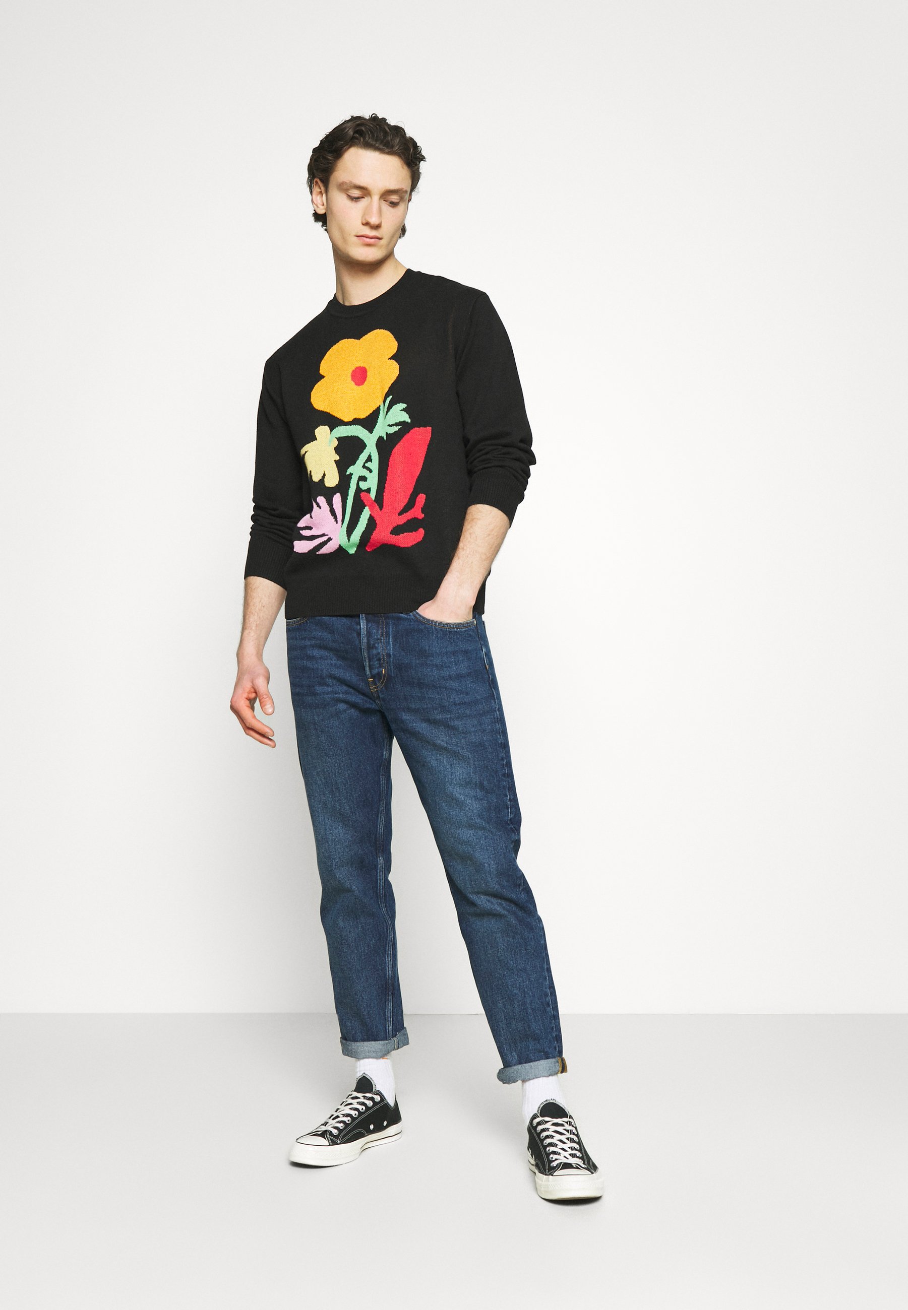 Obey Clothing TRACES - Svetr - black 