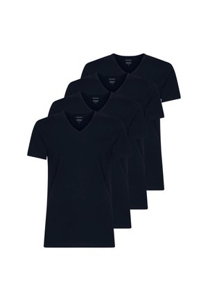 4 PACK - Maglietta intima - nero