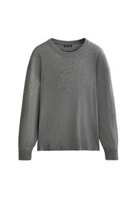 ROUND NECK KNIT 10% CASHMERE - Jumper - light grey