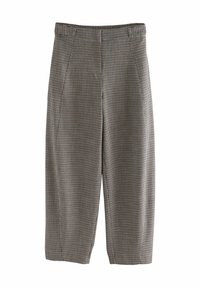 Next REGULAR FIT - CHECK BARREL TAILORED - Pantaloni - brown
