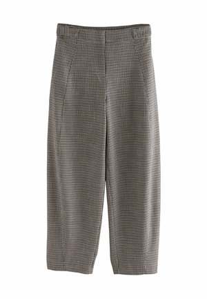 Next REGULAR FIT - CHECK BARREL TAILORED - Hlače - brown