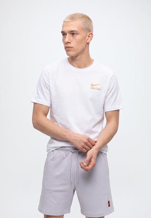Nike COURT HERITAGE SHORT - Sports shorts - silver-coloured lilac — photo 4